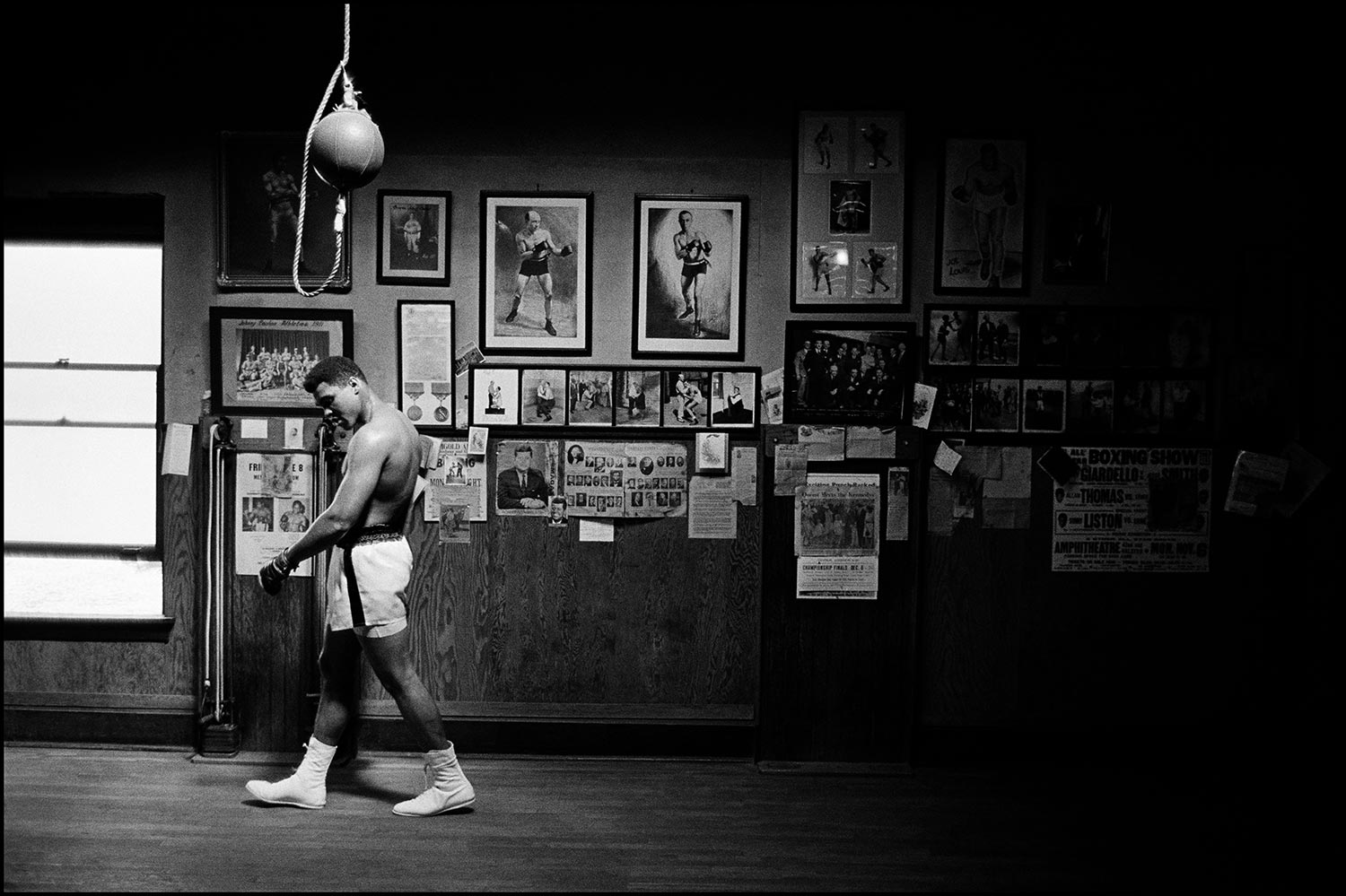 Thomas Hoepker, Chicago, Illinois, 1966, Muhammad Ali, Boxweltmeister im Schwergewicht